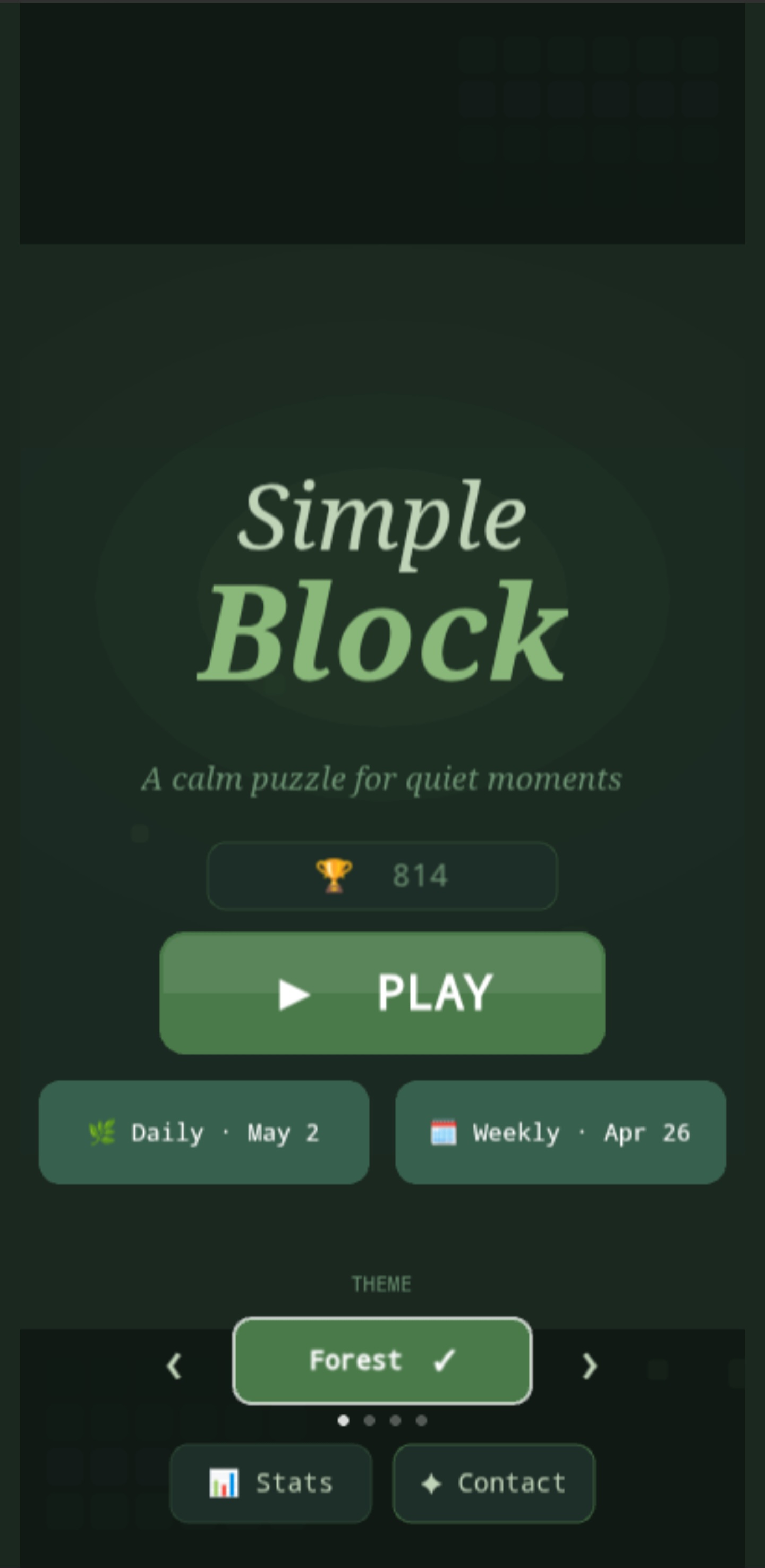 Simple Block gameplay screenshot